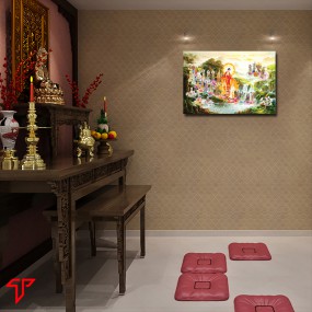 Tranh phật giáo tây phương tiếp dẫn